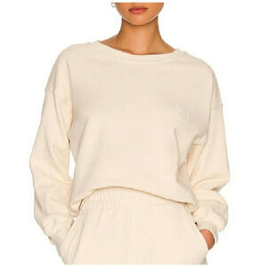 Well Being + Being Well Cropped Sweatshirt Women's Size M